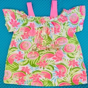 Watermelon print dressy shirt